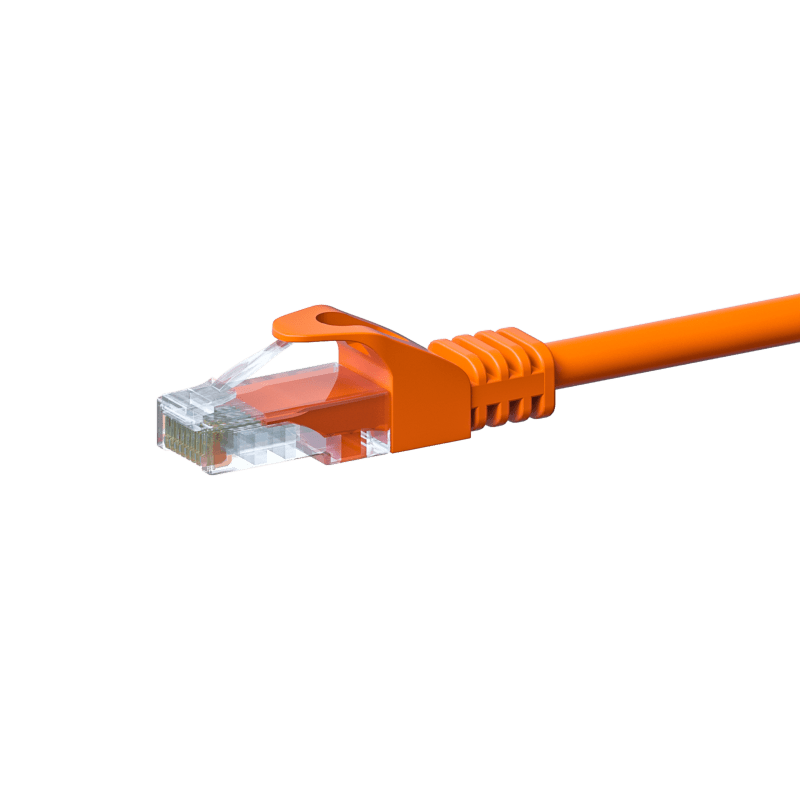CAT 5e Netzwerkkabel U/UTP – 10 Meter -  Orange - CCA