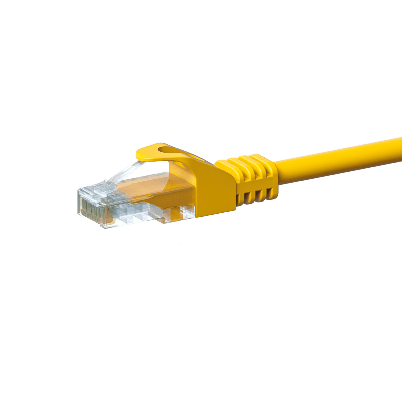CAT 5e Netzwerkkabel U/UTP – 15 Meter - Gelb - CCA