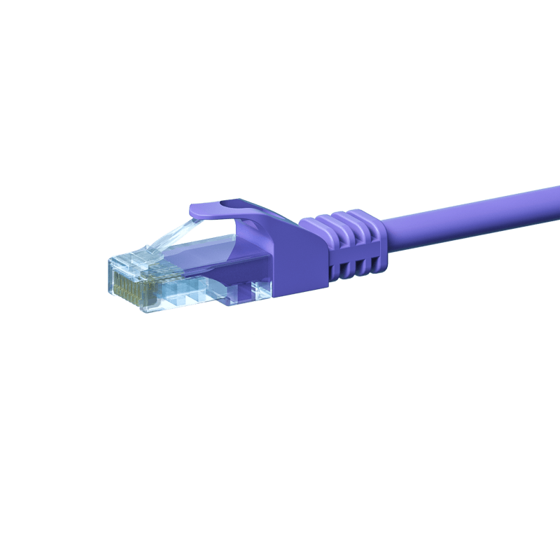 CAT 5e Netzwerkkabel U/UTP – 15 Meter - Violett - CCA