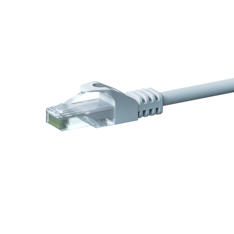 CAT 6 Netzwerkkabel U/UTP - 3 Meter - Weiß - CCA