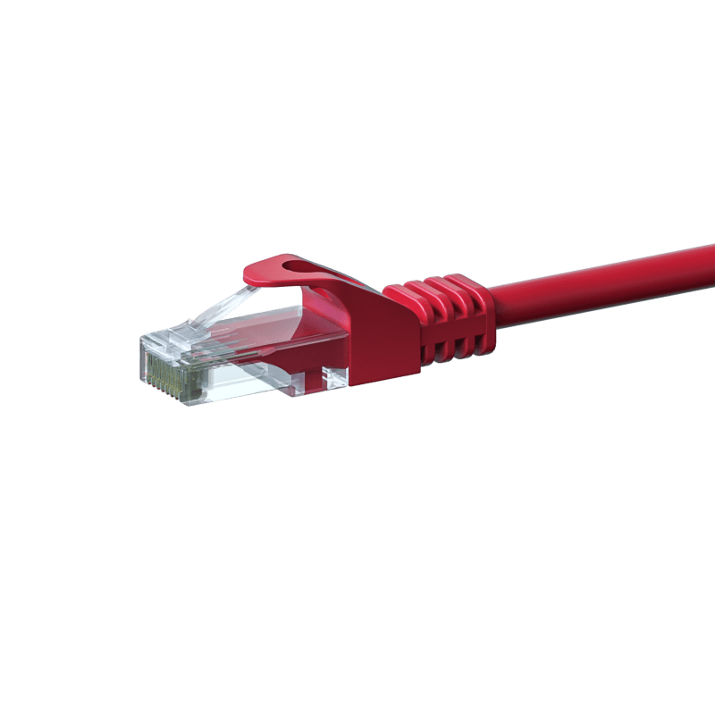 CAT 6 Netzwerkkabel U/UTP - 3 Meter - Rot - CCA