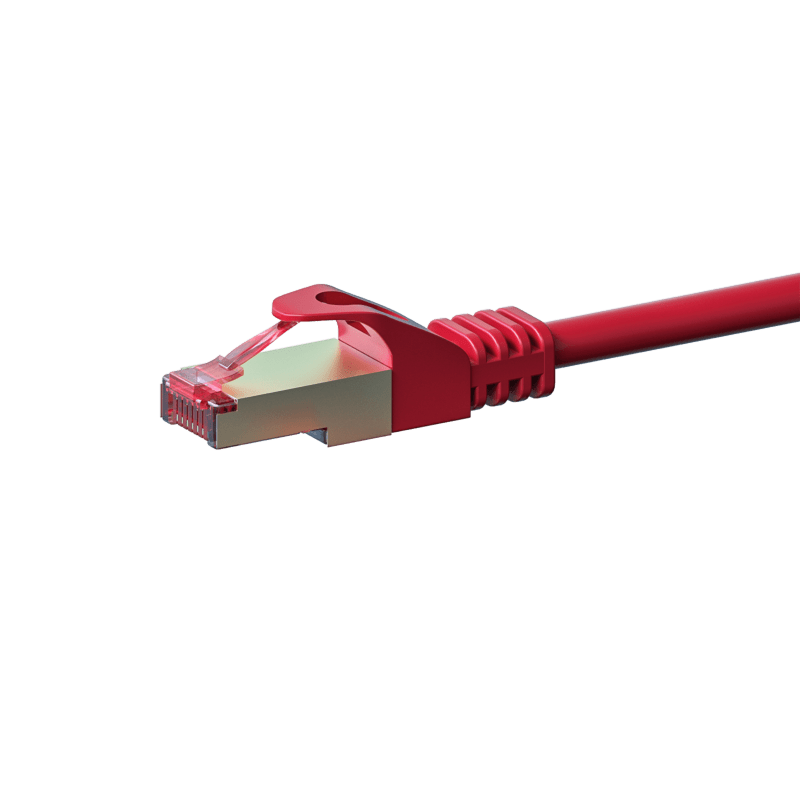 CAT 6 Netzwerkkabel LSOH - S/FTP - 7,50 Meter - Rot