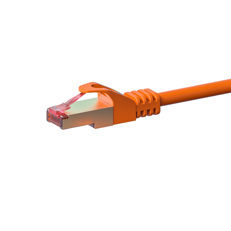 CAT 6 Netzwerkkabel LSOH - S/FTP - 15 Meter - Orange