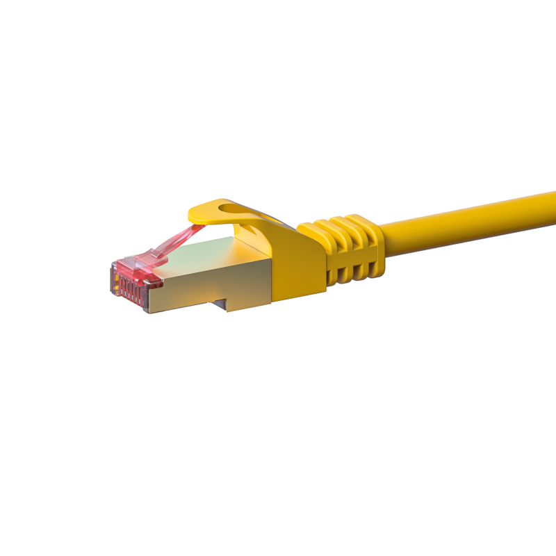 CAT 6 Netzwerkkabel LSOH - S/FTP - 0,50 Meter - Gelb