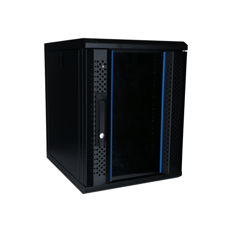 9 HE, 10” Serverschrank, mit Glastür, (BxTxH) 370x450x486mm