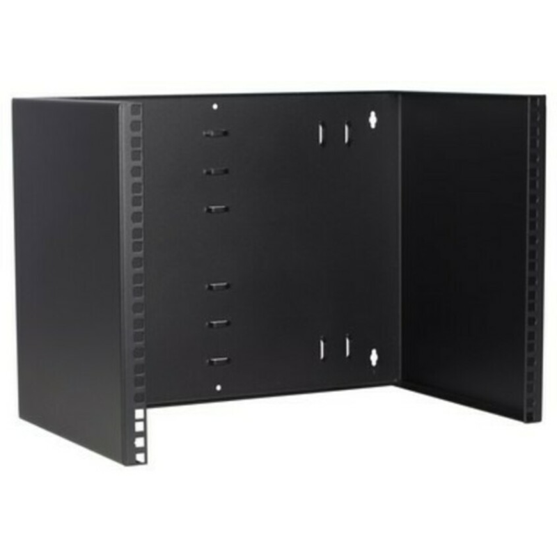 8 HE, 19” Montagerahmen für Wandbefestigungen ohne Schaniere - 300mm Tief