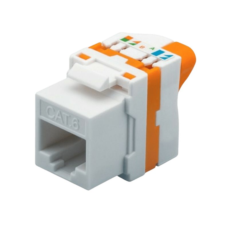 CAT6 UTP Keystone Netzwerkstecker - Toolless Twist